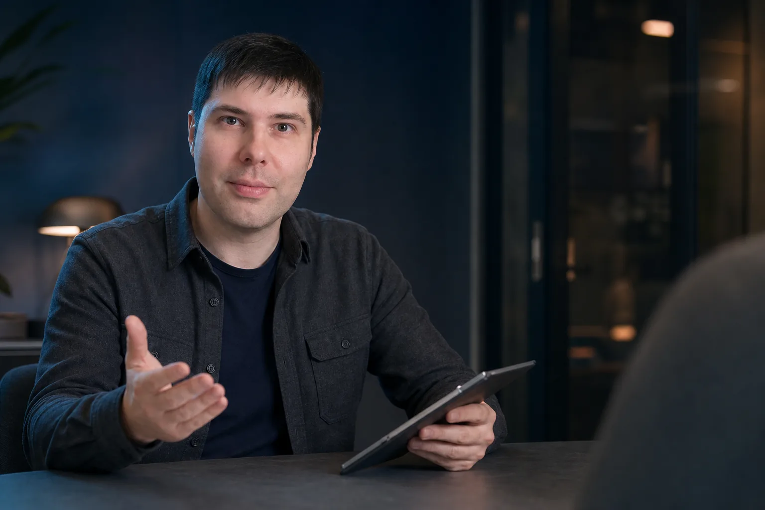 Иван Соло обсуждает задачу и следующий шаг проекта iHands
